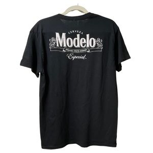 NWOT Modelo Cerveceria Beer Mexico Black Short Sleeve Men’s T-Shirt